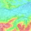 Mappa topografica Pfaffing bei Watzling, altitudine, rilievo