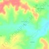 Mappa topografica Pewa, altitudine, rilievo