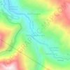 Mappa topografica Pichiu Quinhuaragra, altitudine, rilievo