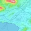 Mappa topografica La Garde, altitudine, rilievo