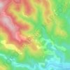 Mappa topografica Notre-Dame de la Roure, altitudine, rilievo
