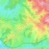 Mappa topografica Les Espalus, altitudine, rilievo