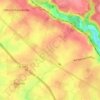 Mappa topografica Hameau de la Route, altitudine, rilievo
