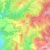 Mappa topografica Saint-Anne, altitudine, rilievo