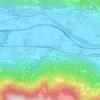 Mappa topografica Piagno, altitudine, rilievo