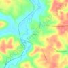 Mappa topografica Dundee, altitudine, rilievo