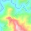 Mappa topografica El Sande, altitudine, rilievo