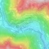 Mappa topografica Golde, altitudine, rilievo