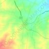 Mappa topografica Thingalur, altitudine, rilievo