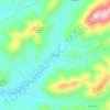 Mappa topografica Paint Fork, altitudine, rilievo