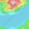 Mappa topografica Cima, altitudine, rilievo