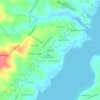 Mappa topografica Elkmore, altitudine, rilievo