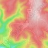 Mappa topografica Les Woieries, altitudine, rilievo