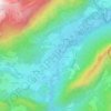 Mappa topografica Unken, altitudine, rilievo