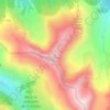 Mappa topografica Cambre d'Aze, altitudine, rilievo