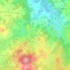 Mappa topografica Les Sessaudes, altitudine, rilievo