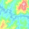 Mappa topografica Barragem Rio Bonito, altitudine, rilievo
