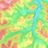 Mappa topografica Al Cayrou, altitudine, rilievo