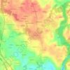 Mappa topografica Corn er Hoët, altitudine, rilievo