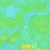 Mappa topografica Vigía del Fuerte, altitudine, rilievo