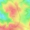Mappa topografica Gleadless Common, altitudine, rilievo