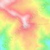 Mappa topografica Greenhorn Mountain, altitudine, rilievo
