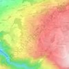 Mappa topografica La Gerbaz, altitudine, rilievo