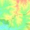 Mappa topografica Pali, altitudine, rilievo