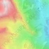 Mappa topografica Rocca Rossa, altitudine, rilievo