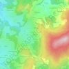 Mappa topografica La Molière, altitudine, rilievo