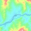 Mappa topografica 高唐镇, altitudine, rilievo