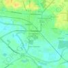 Mappa topografica George Washington Carver, altitudine, rilievo