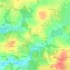 Mappa topografica Le Bas Tesdan, altitudine, rilievo