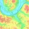 Mappa topografica Les Mercerons, altitudine, rilievo