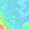 Mappa topografica Oakville, altitudine, rilievo