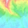 Mappa topografica Tazmalt Izarazen, altitudine, rilievo