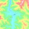 Mappa topografica 哇赛乡, altitudine, rilievo