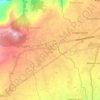 Mappa topografica Pinagtung-ulan, altitudine, rilievo