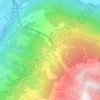 Mappa topografica Les Lanches, altitudine, rilievo