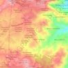 Mappa topografica Comunidad Tres Palmas, altitudine, rilievo