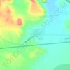 Mappa topografica Jacumba Hot Springs, altitudine, rilievo
