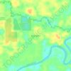 Mappa topografica 10 de Agosto, altitudine, rilievo