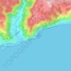 Mappa topografica San Donato, altitudine, rilievo