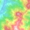 Mappa topografica Stanco di Sotto, altitudine, rilievo