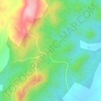 Mappa topografica Serra da Formiga, altitudine, rilievo