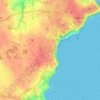 Mappa topografica Terrelabouët, altitudine, rilievo