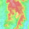 Mappa topografica L'Etre Blossier, altitudine, rilievo