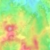 Mappa topografica Les Landes, altitudine, rilievo