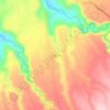 Mappa topografica Lingating, altitudine, rilievo