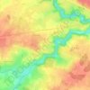 Mappa topografica Boësse, altitudine, rilievo